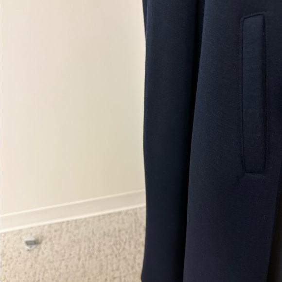 Jil Sander size 10 Laine Wool EUC long Blue A-Line Crew Neck Dress- thicker wool - Picture 7 of 15